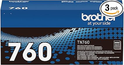 TN7602PK High-Yield Black Toner 2-Pack