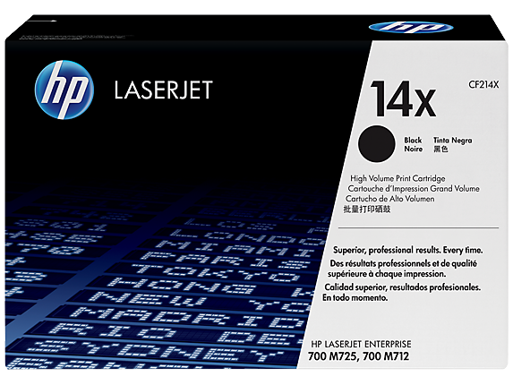 HP 14X High Yield Black Original LaserJet Toner Cartridge, CF214X