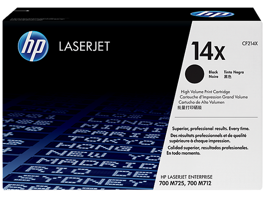 HP 14X High Yield Black Original LaserJet Toner Cartridge, CF214X