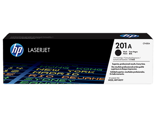 HP 201A Black Original LaserJet Toner Cartridge (CF400A)
