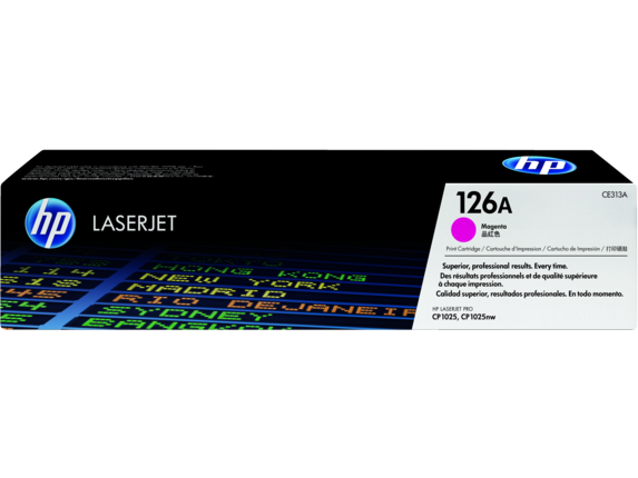 HP 126A Magenta Original LaserJet Toner Cartridge, CE313A