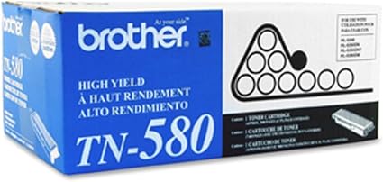 TN580 High-Yield Black Toner Cartridge