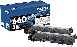 TN6602PK High-Yield Toner 2-Pack