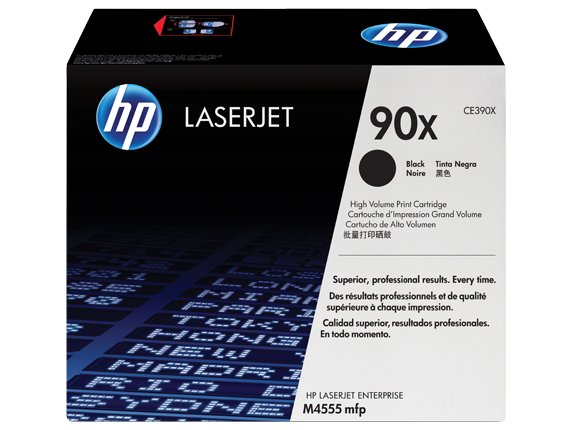 HP 90X High Yield Black Original LaserJet Toner Cartridge, CE390X