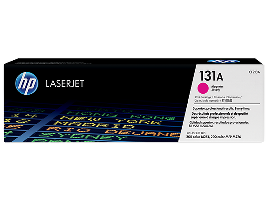 HP 131A Magenta Original LaserJet Toner Cartridge, CF213A