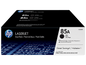 HP 85A 2-pack Black Original LaserJet Toner Cartridges