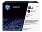 HP 81A Black Original LaserJet Toner Cartridge, CF281A