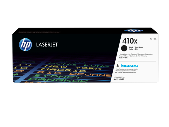 HP 410X High Yield Black Original LaserJet Toner Cartridge (CF410X)