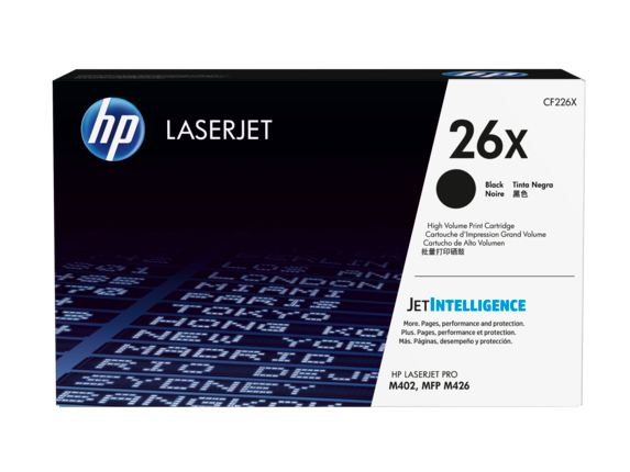 HP 26X High Yield Black Original LaserJet Toner Cartridge, CF226X