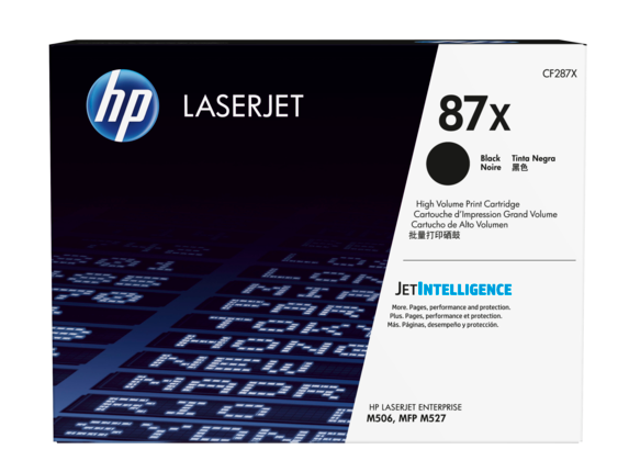 HP 87X High Yield Black Original LaserJet Toner Cartridge, CF287X