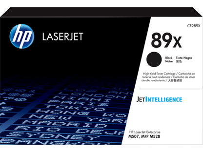 HP 89X High Yield Black Original LaserJet Toner Cartridge, CF289X