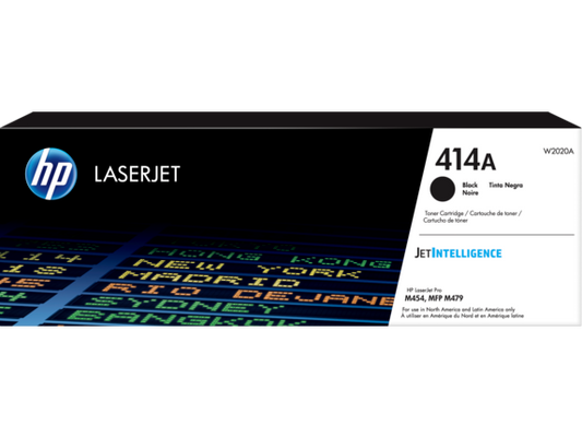 HP 414A Black Original LaserJet Toner Cartridge, W2020A