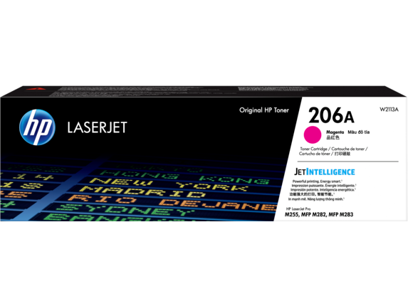 HP 206A Magenta Original LaserJet Toner Cartridge, W2113A