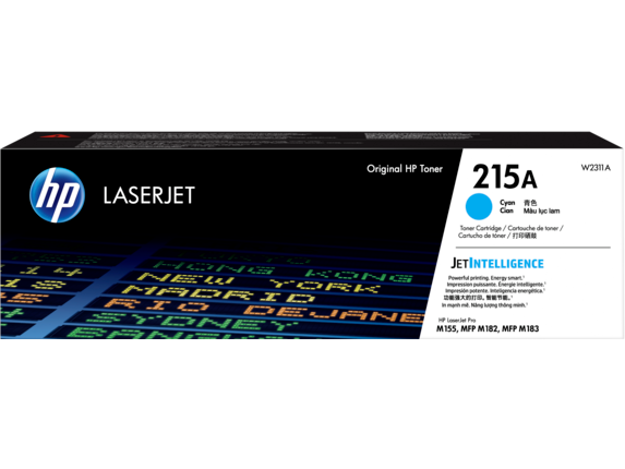 HP 215A Cyan Original LaserJet Toner Cartridge, W2311A