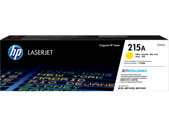 HP 215A Yellow Original LaserJet Toner Cartridge, W2312A