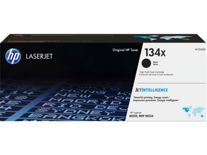 HP 134X Black Original LaserJet Toner Cartridge, W1340X