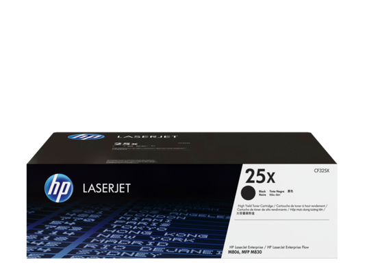 HP 25X High Yield Black Original LaserJet Toner Cartridge, CF325X