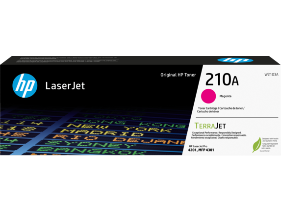 HP 210A Magenta Original LaserJet Toner Cartridge, W2103A