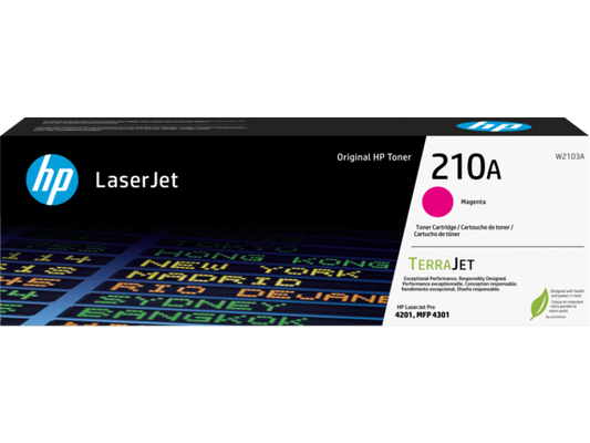 HP 210A Magenta Original LaserJet Toner Cartridge, W2103A